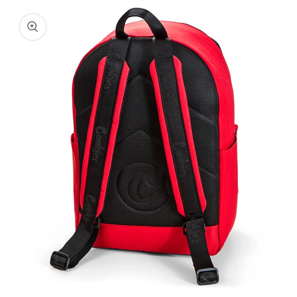 NWT Cookies Red Canvas Backpack - Picture 2 of 4
